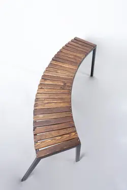 نیمکت گرد بدون پشتی