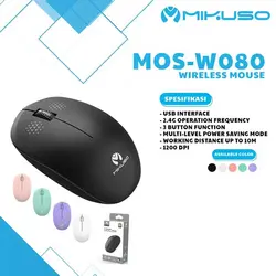 ماوس وایرلس میکاسو MOS-W080 کد 6421