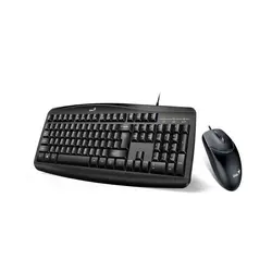 کیبورد و ماوس باسیم جنیوس Smart KM-200 ا Genius Smart KM200 Wired Keyboard and Mouse کد 4247