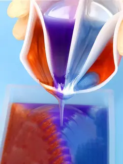 بشر سیلیکونی آبستره