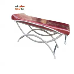 تخت معاینه لوکس پایه هلالی ا Luxury examination bed