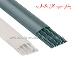 داکت نیم گرد زمینی پشت ساده 25*120 دانوب