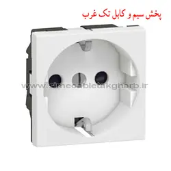 پریز برق 45*45 سفید ترانکینگ دانوب