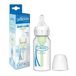 شیشه شیر طلقی 120 میل آنتی کوليک دكتر براون