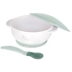 كاسه درب دار كیكابو به همراه قاشق حرارتی