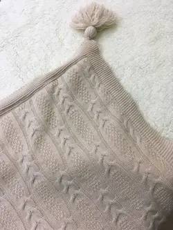 پتو بافت نوزادی sara – کلاه دار