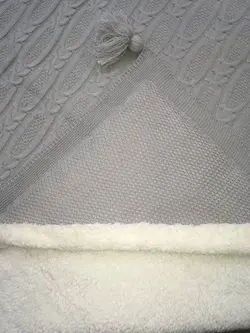 پتو بافت نوزادی sara – کلاه دار