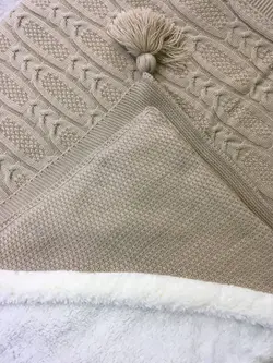 پتو بافت نوزادی sara – کلاه دار