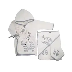 سرویس حوله نوزادی ٥ تكه مادركر