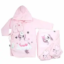 سرویس حوله نوزادی ٥ تكه مادركر