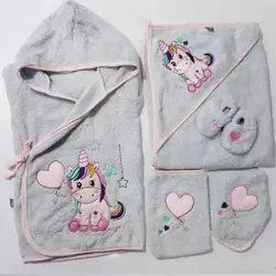 سرویس حوله نوزادی ٥ تكه مادركر