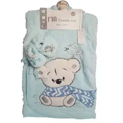 سرویس حوله نوزادی ٥ تكه مادركر