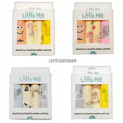 حوله دست و صورت نوزادی ۴ عددی little me