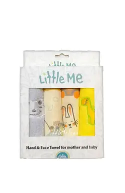 حوله دست و صورت نوزادی ۴ عددی little me