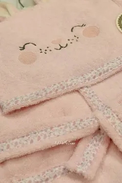 حوله تک تن پوش نوزادی گلدوزی little me
