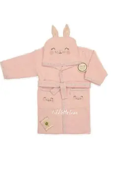 حوله تک تن پوش نوزادی گلدوزی little me