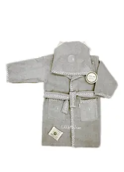 حوله تک تن پوش نوزادی گلدوزی little me