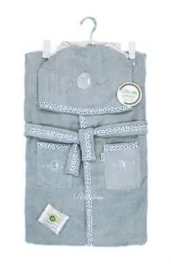 حوله تک تن پوش نوزادی گلدوزی little me