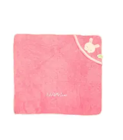 پتو دور پیچ کلاه دار مخمل کبریتی little me طرح دخترونه