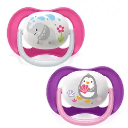 پستانک دو عددی فیلیپس اونت ارتودنسی 18-6 مدل اولترا ایر (ultra air)