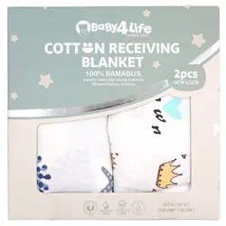خشک کن 2 عددی بیبی فور لایف موسلین (baby4life)