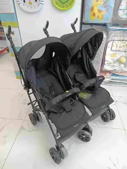 کالسکه دوقلو عصایی