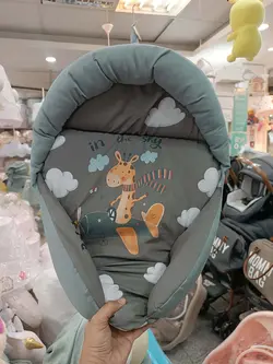 آغوش سوئیسی زرافه طوسی نخ تترون