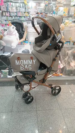 سرویس کالسکه مامی بگ کرم قهوه ای با بدنه بنیتا دلیجان