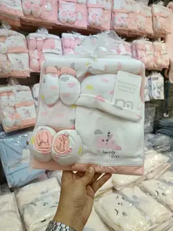 ست بیمارستانی ابرک صورتی