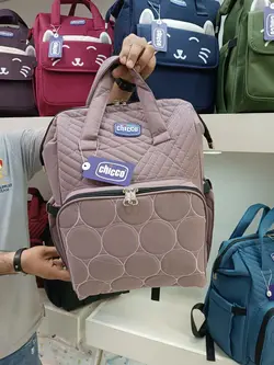 ساک چیکو کوله دایره ای صورتی