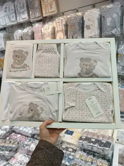 نوزده تیکه دانالو طرح خرس کرم دخترونه