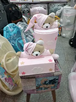 اکسسوری خرس صورتی