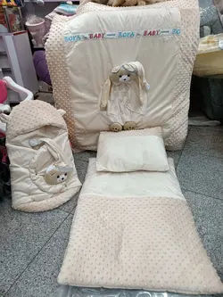 سرویس خواب چهار تیکه مخمل خرس برجسته