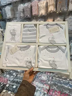 نوزده تیکه دانالو فیل کوچولو سفید طوسی