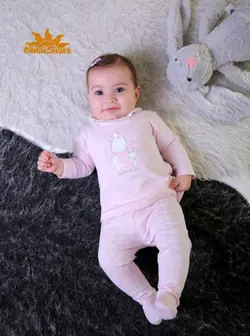 آستین بلند نی نی سان طرح خرگوش بانی