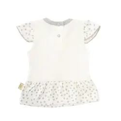 آستین کوتاه نی نی سان مدل خرگوش