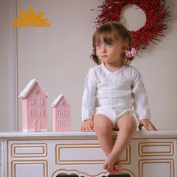 بادی آستین بلند نی نی سان مدل حریر