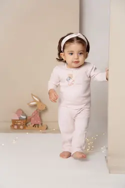 بلوز آستین بلند فانتزی دخترانه طرح ویولت دانالو DANALOO