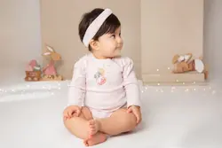 بلوز آستین بلند فانتزی دخترانه طرح ویولت دانالو DANALOO