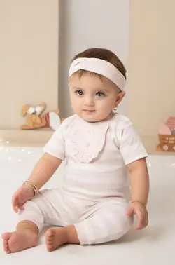 بلوز آستین کوتاه دخترانه طرح ویولت دانالو DANALOO