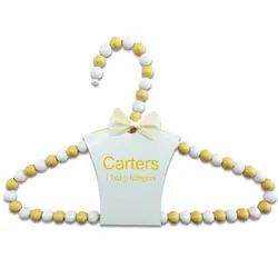 چوب لباسی مرواریدی پاپیون دار كارترز Carters