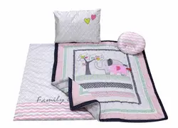 سرویس خواب چهار تکهFAMILY LOVE-GIRL برند رزبرن