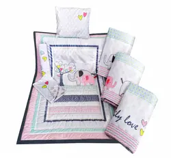 سرویس روتختی هفت تکه FAMILY LOVE-GIRL برند رزبرن