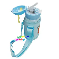 قمقمه کودک مدل کیف دار طرح گربه گنجایش 500 میلی لیتر