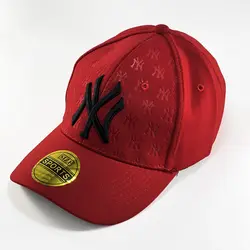 کلاه نقاب دار کتان طرح NY