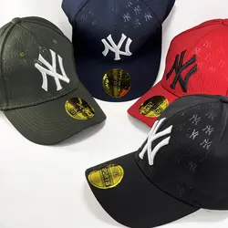 کلاه نقاب دار کتان طرح NY