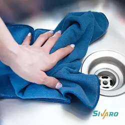 دستمال آشپزخانه حوله ای نظافت سیوارو مدل Kitchen Towel بسته 2 عددی سایز 30*30