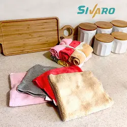 دستمال نظافت خانه و آشپزخانه سیوارو مدل 401 سایز 30.30 – 6 عددی