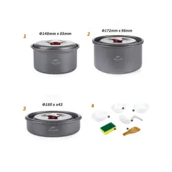 ست ظروف Naturehike NH15T203-G