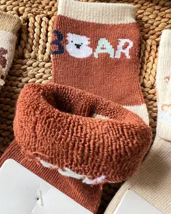 جوراب داخل كركي خرس و بلوط